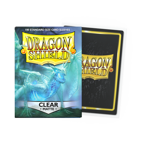 Dragon Shield Standard Matte – Transparent (100 Stück)