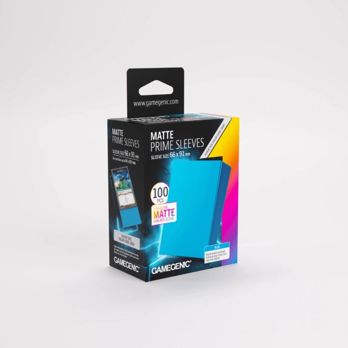 Gamegenic Matte Prime Sleeves – Blau (100 Stück)