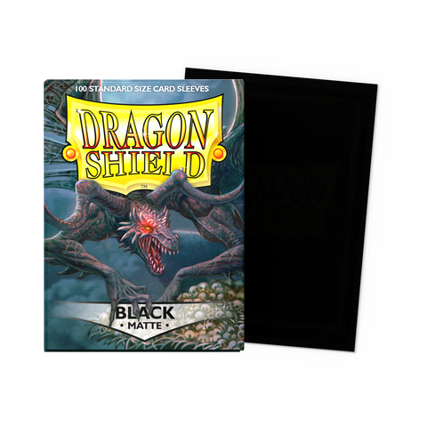 Dragon Shield Standard Matte – Schwarz (100 Stück)