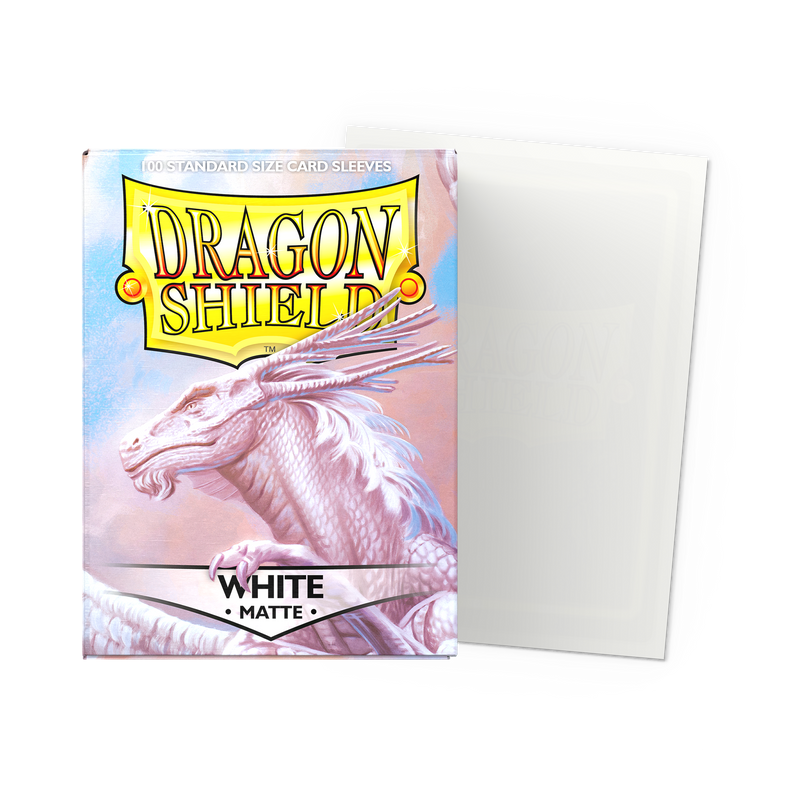 Dragon Shield Standard Matte – Weiß (100 Stück)